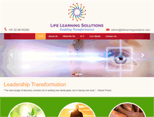 Tablet Screenshot of lifelearningsolutions.com